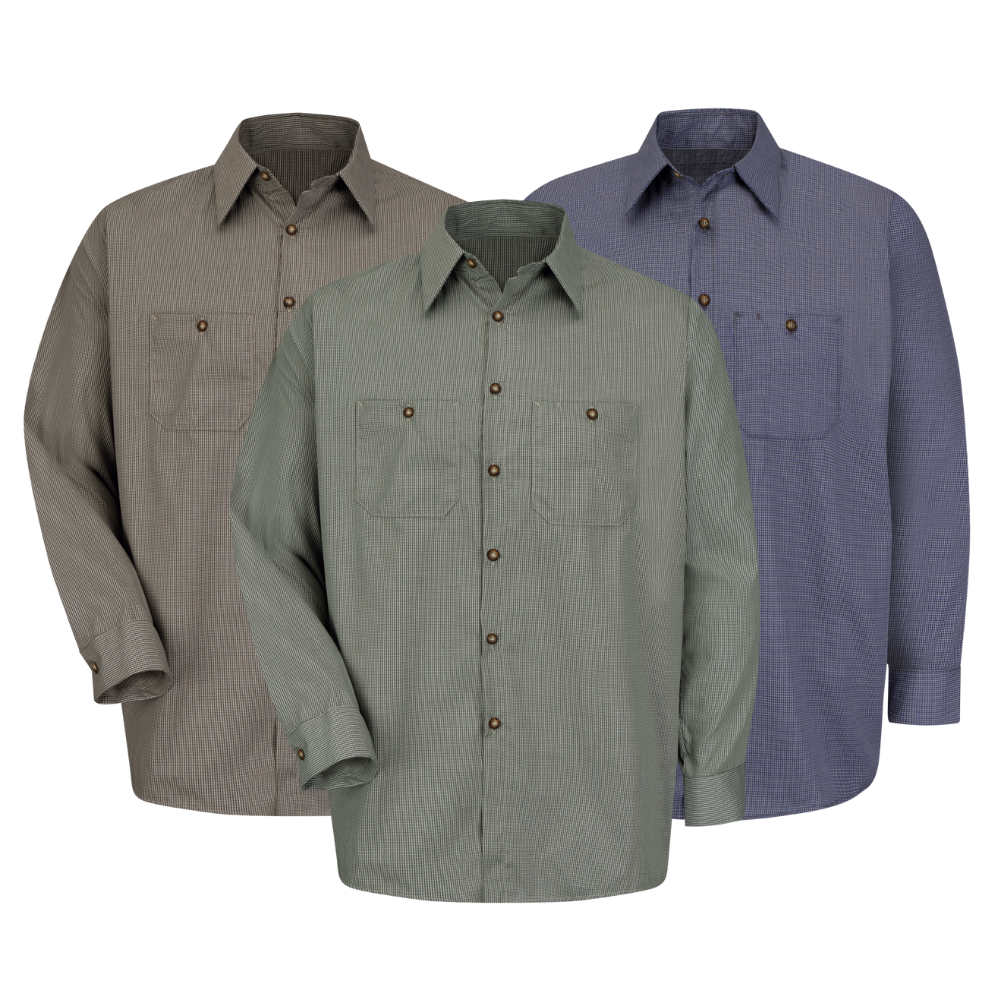 Long-sleeve maintenance shirts